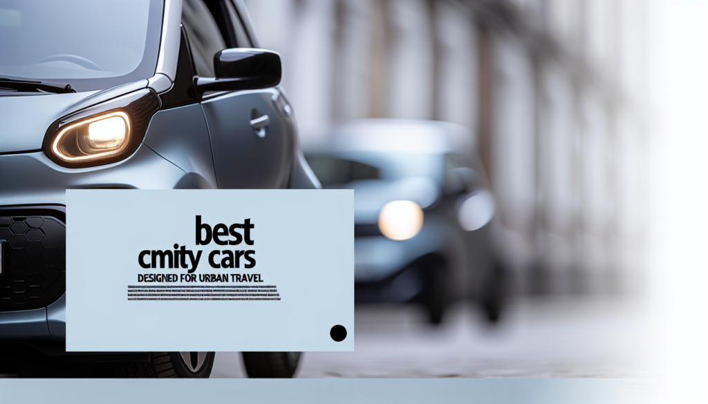 Les meilleures petites voitures citadines pour optimiser vos déplacements urbains