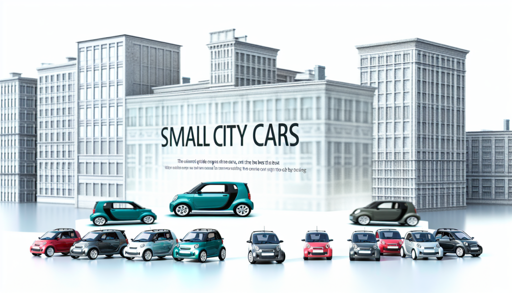 Petites voitures citadines : le guide ultime pour choisir la meilleure option
